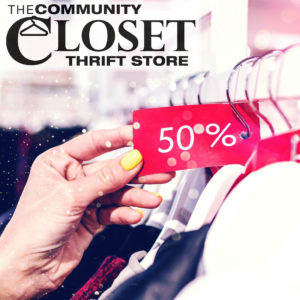 Surprise Sale @ Community Closet Thrift Store