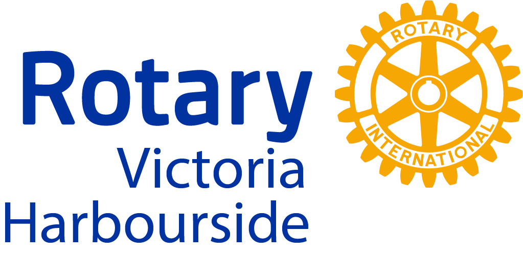 Rotary Club of Victoria-Harbourside logo and website link