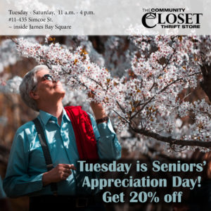 Seniors’ Appreciation Day @ Community Closet Thrift Store