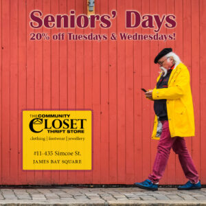 Seniors' Days @ Community Closet Thrift Store