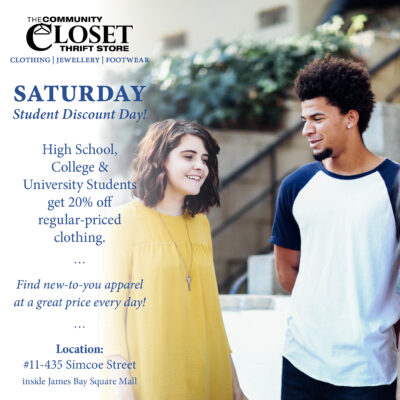 Student Discount Day @ Community Closet