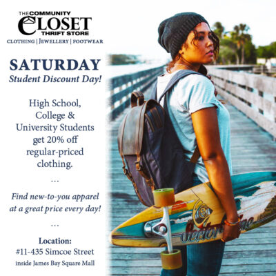 Student Discount Day @ Community Closet